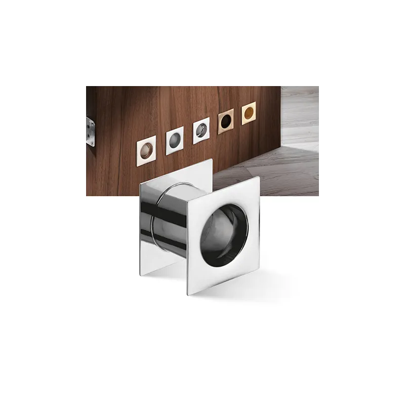 Metalni kvadratni ventilacijski otvor za vrata 40 mm / Nehrđajući čelik