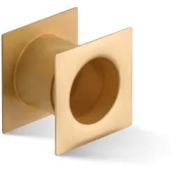 Metalni kvadratni ventilacijski otvor za vrata 40 mm / Zlatna