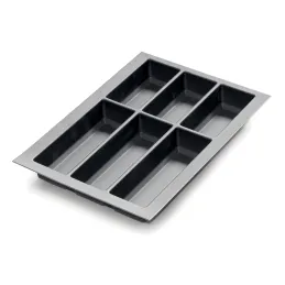 Pribor SOFT s protukliznom površinom / Crna