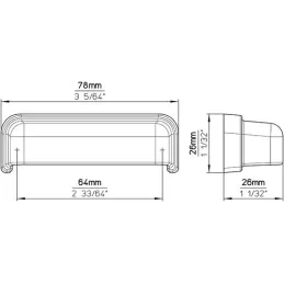 Ručka DELTA / Starozlatna