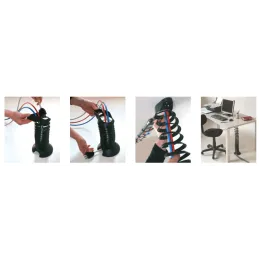 Držač za kablove / Crna