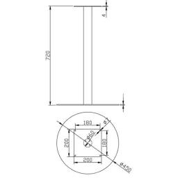 Stolni okvir WAGNER / Srebrna