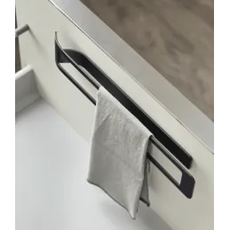 Držač za papirnate ručnike GRADO / Crna mat