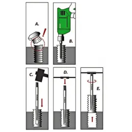 Set izvlačivača vijaka 6 kom HOGER
