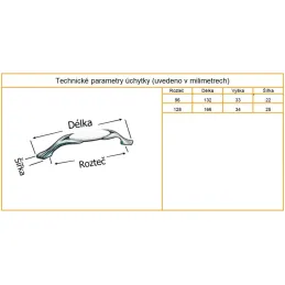 Keramička ručka LAREDO / Crna