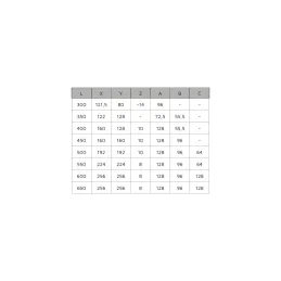 Ležajna vodilica 45 mm s ublaživačem ELEGANT / Crna mat