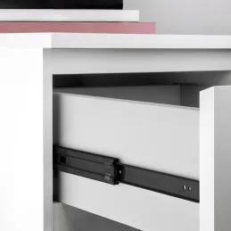 Ležajna vodilica 45 mm s ublaživačem ELEGANT / Crna mat