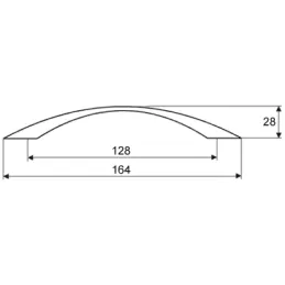 Ručka KINGSTON / Crna mat
