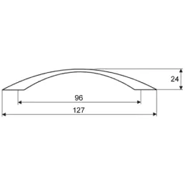Ručka KINGSTON / Tamna bakrena