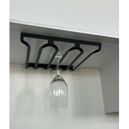 Trosturazni držač za čaše EXCLUSIVE / Crna mat