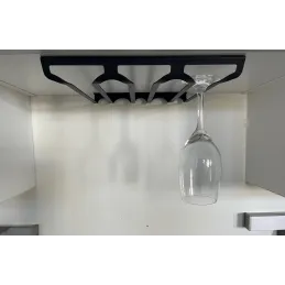 Trosturazni držač za čaše EXCLUSIVE / Crna mat