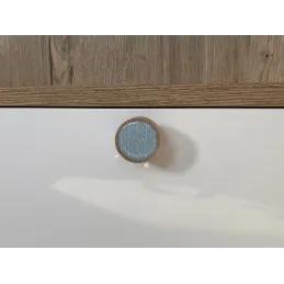 Drvena ručkica knop ARSIA / Bukva - plava