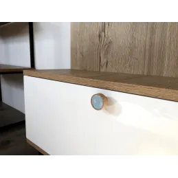 Drvena ručkica knop ARSIA / Bukva - plava