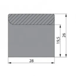 Ručka MODENA / Sjajni krom