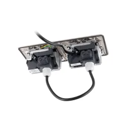 Izvlačna električna utičnica POP-UP dvostruka 4x230V / Nehrđajući čelik