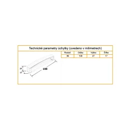 Ručka DRAGO / Žuta