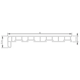 Set završetaka za PVC prozorske daske - par / Antracit