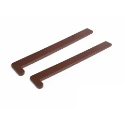 Set završetaka za PVC prozorske daske - par / tamno smeđa