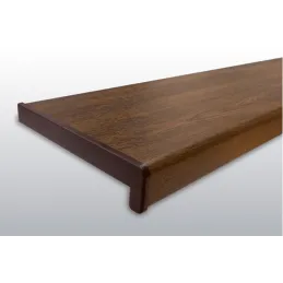 Set završetaka za PVC prozorske daske - par / tamno smeđa