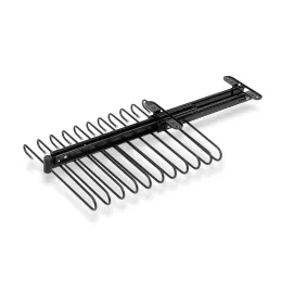 Izvlačna vješalica za hlače ALMA / Crna mat