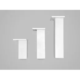 Namještajna nožica QUAD / Bijela mat