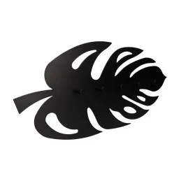 Vješalica za zid SPRING XL / Crna mat