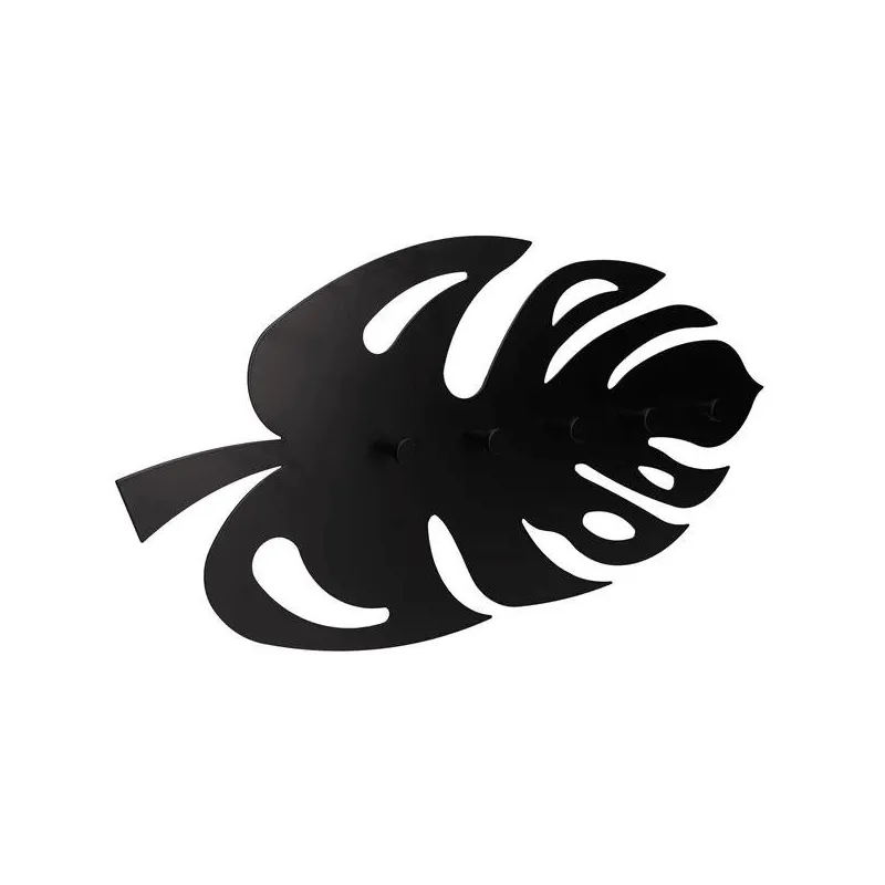 Vješalica za zid SPRING XL / Crna mat