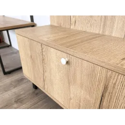 Ručka knopka HELGA / Bijela sjajna