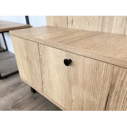 Ručka knopka HELGA / Crna sjajna