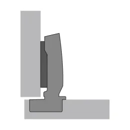 Zglob s ublaživačem za tanke vrata 110° SENSYS / Silent system