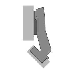 Závjes 45° s prigušivanjem Sensys W45 / Silent system