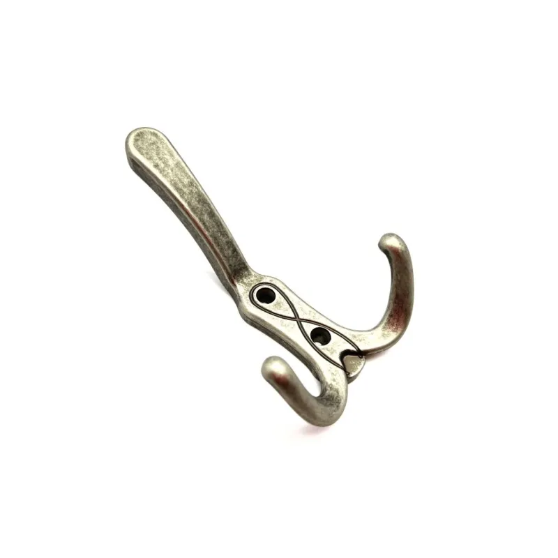 Rustikalna vješalica KARIBA / Starosrebrna