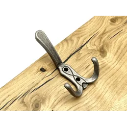 Rustikalna vješalica KARIBA / Starosrebrna