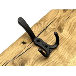 Rustikalna vješalica KARIBA / Crna bakrena