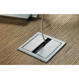 Prolaz za kabele SPACE 80 x 80 mm / Crna mat