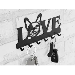 Vješalica za zid CHARLIE / Crna mat