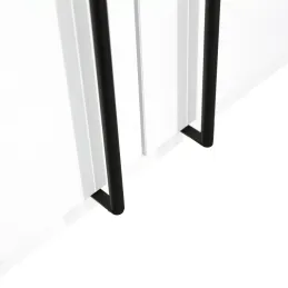 Ručka za ormar IRIS / Crni nehrđajući čelik