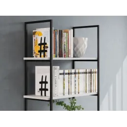 Držač za knjige HASTAG / Crna mat