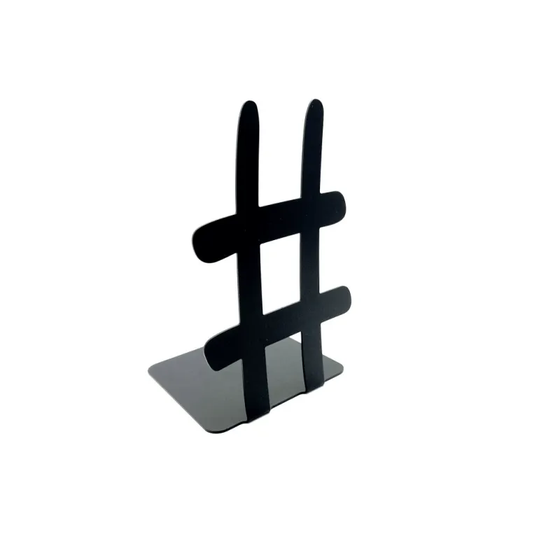 Držač za knjige HASTAG / Crna mat