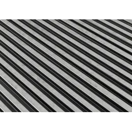 Lamelni dekorativni profil ASTI / Srebrni