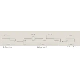 Završni profil za OLMO / Crni Hrast