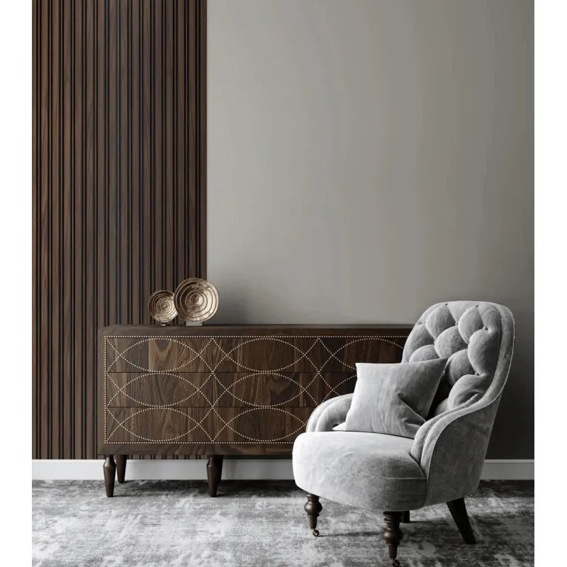 Lamelni dekorativni profil MILO / Tamni Orah