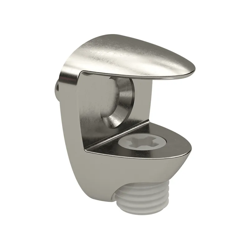 Držač staklene police GEON 8-10 mm / Nikl - 10 kom