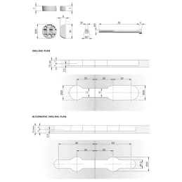 Okovlje za spajanje kompaktnih ploča KOMP / Par