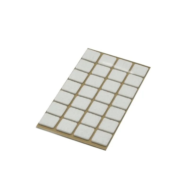 Naljepnica filcana podloga 20x20 / Bijela - ploča