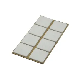 Naljepnica od filca 38x38mm / Bijela - ploča