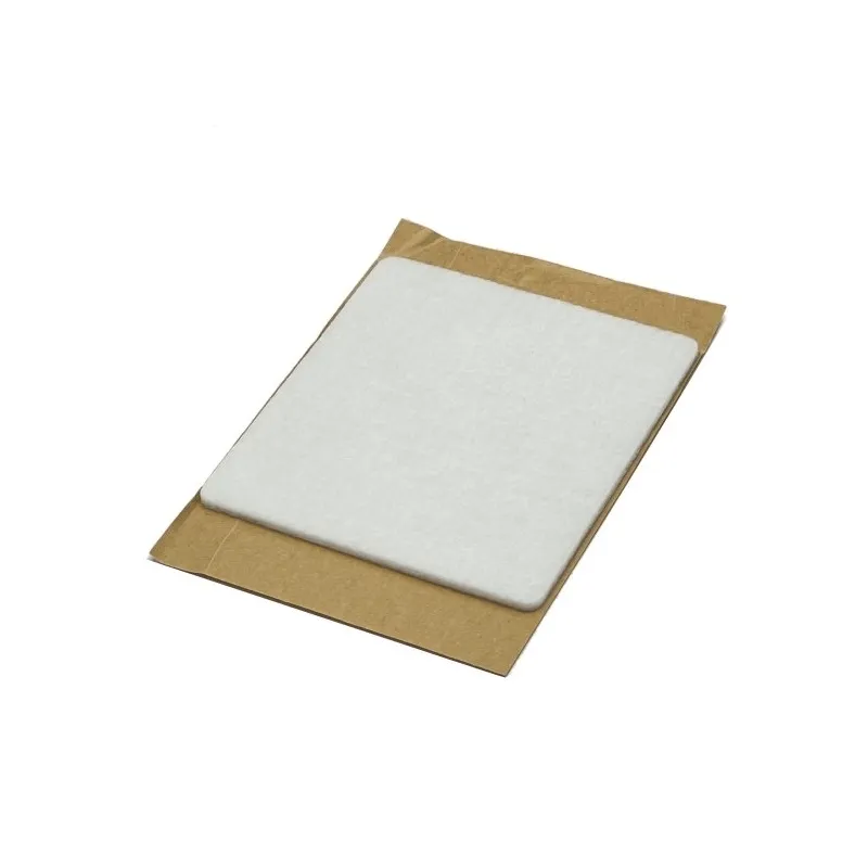 Naljepnica filc podloga 120x100mm / Bijela