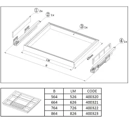 Izvlačni organizator za nakit NIKOL / Smeđa