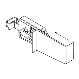 Set poklopaca za viseću okov 806 - L + D / Smeđa