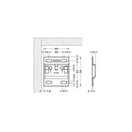 Viseća letvica CAMAR 3D SECURE
